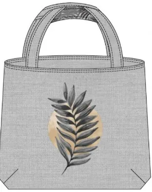 Paneel canvas 'Palm' tas - Stenzo
