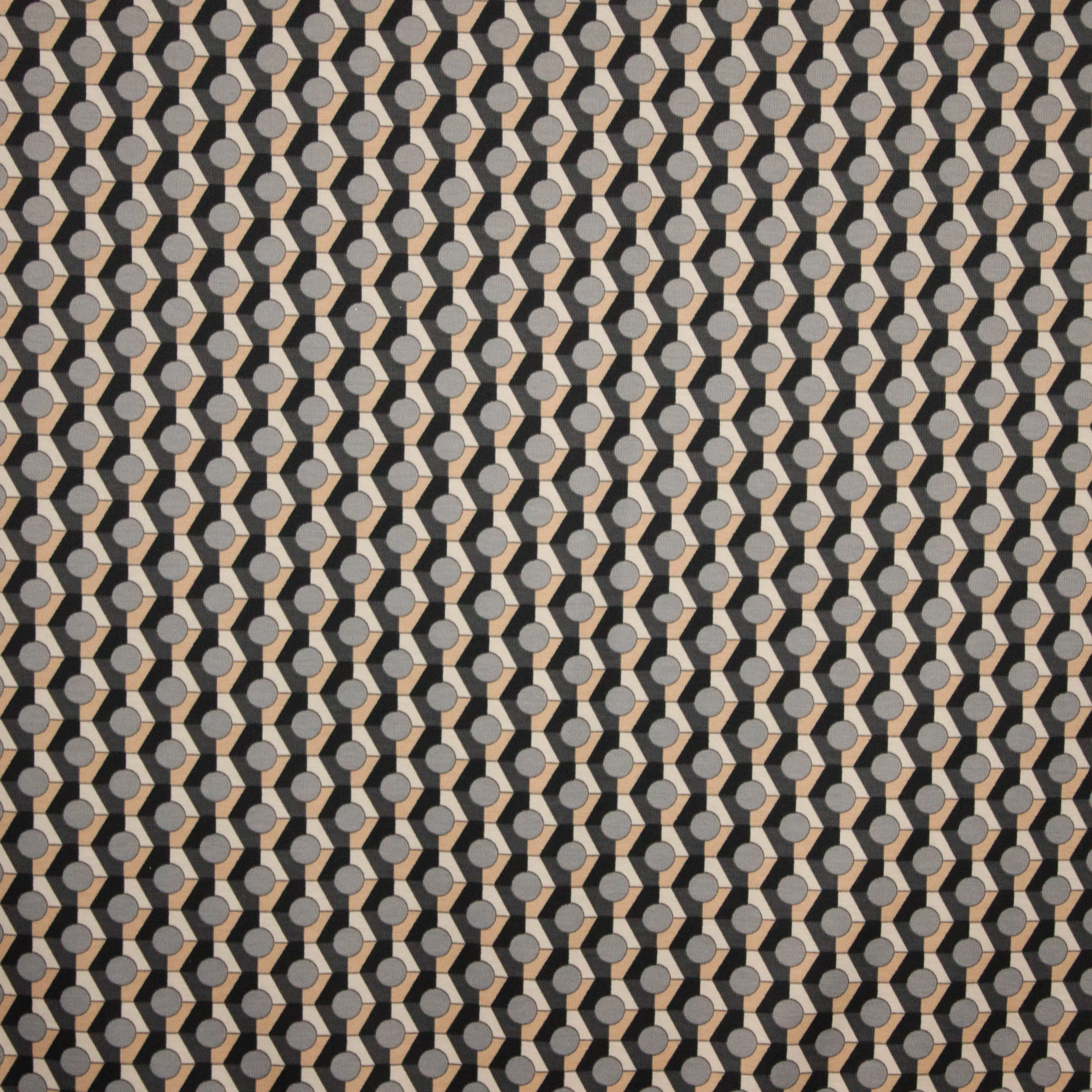 Tricot geometrisch motief