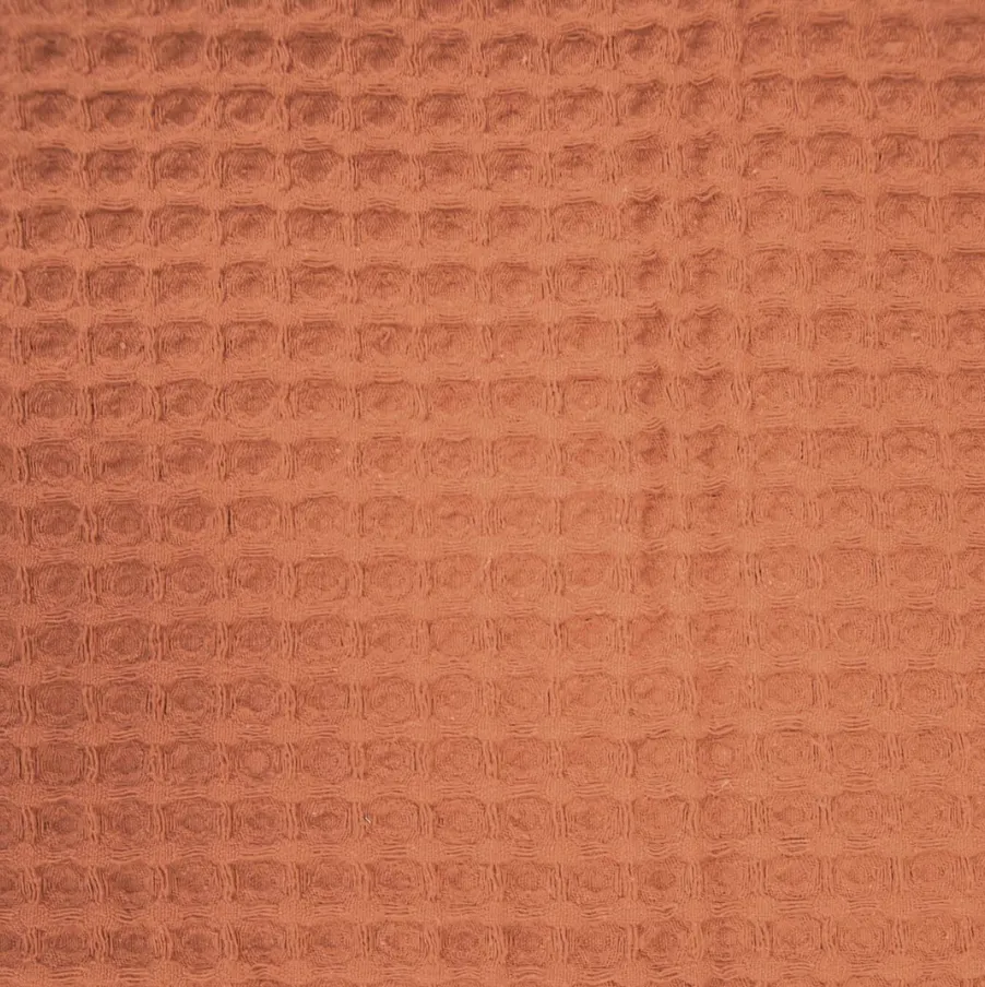 Wafelstof katoen roest - Katia Fabrics