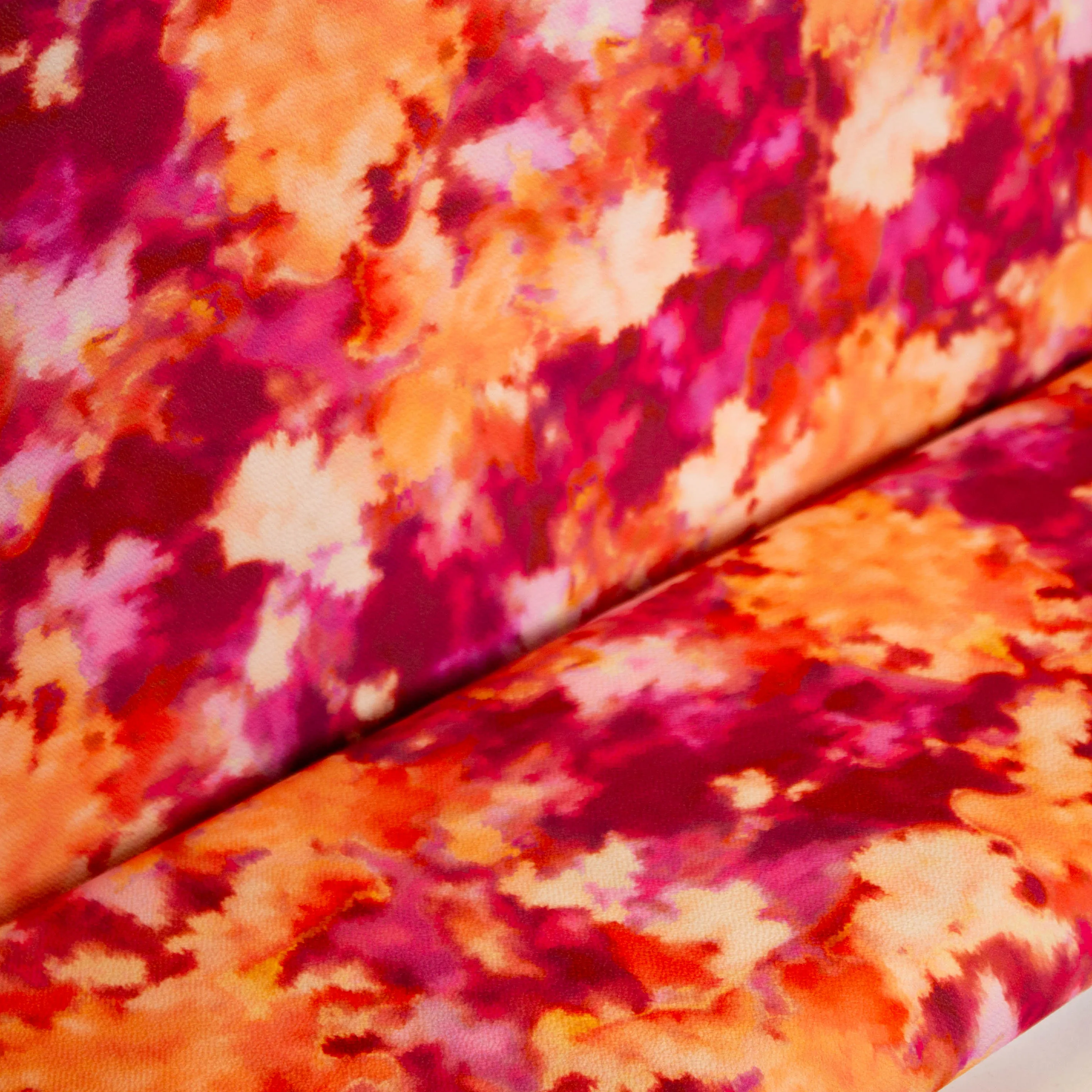 Polyester crêpe print - A La Ville