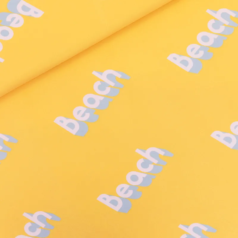 French terry 'Beach' - See you at six