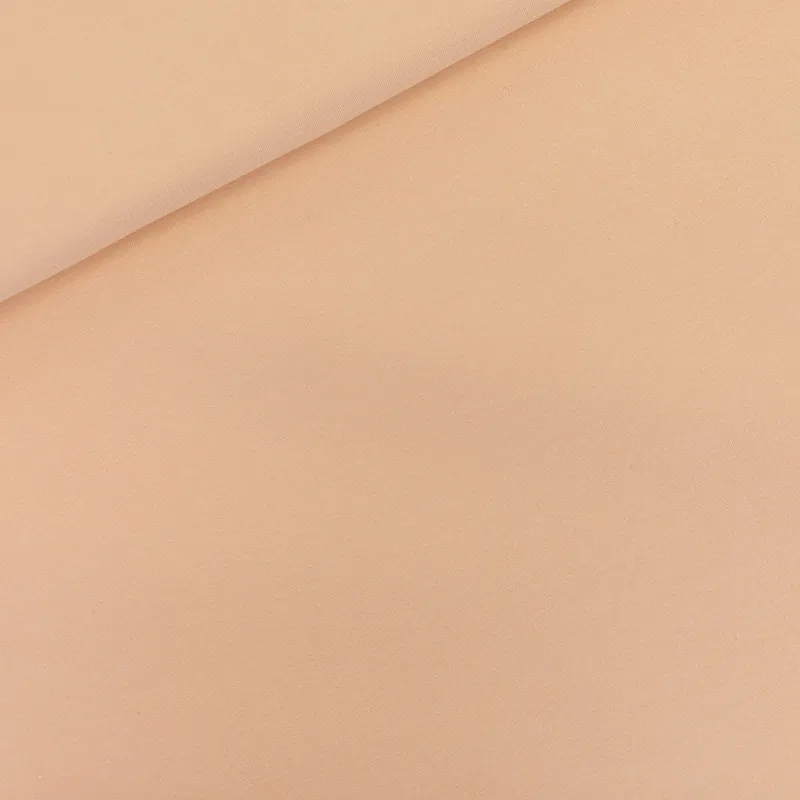 French terry effen 'Peachy Cream - perzik beige' - See you at six