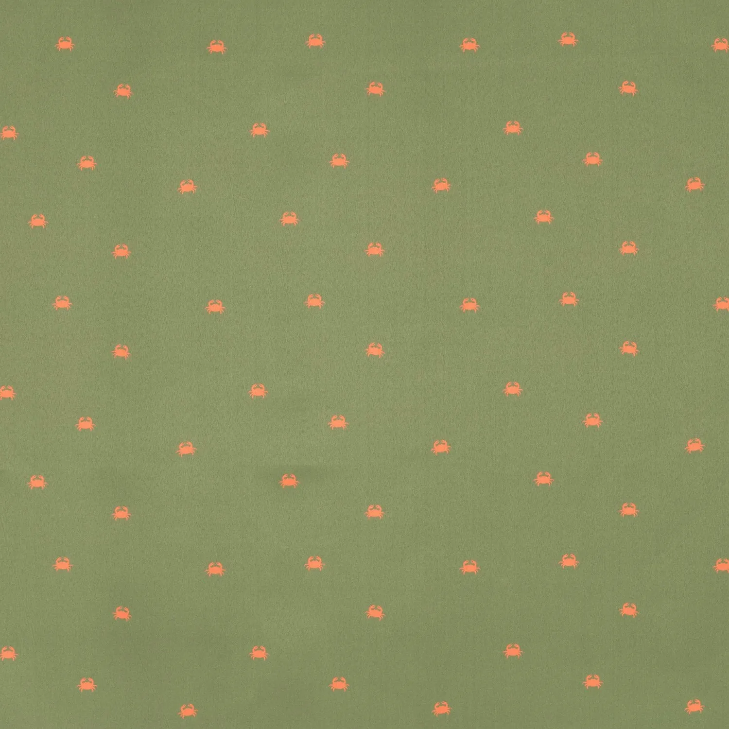 Zwemstof quick dry groen met krabben - B*Trendy