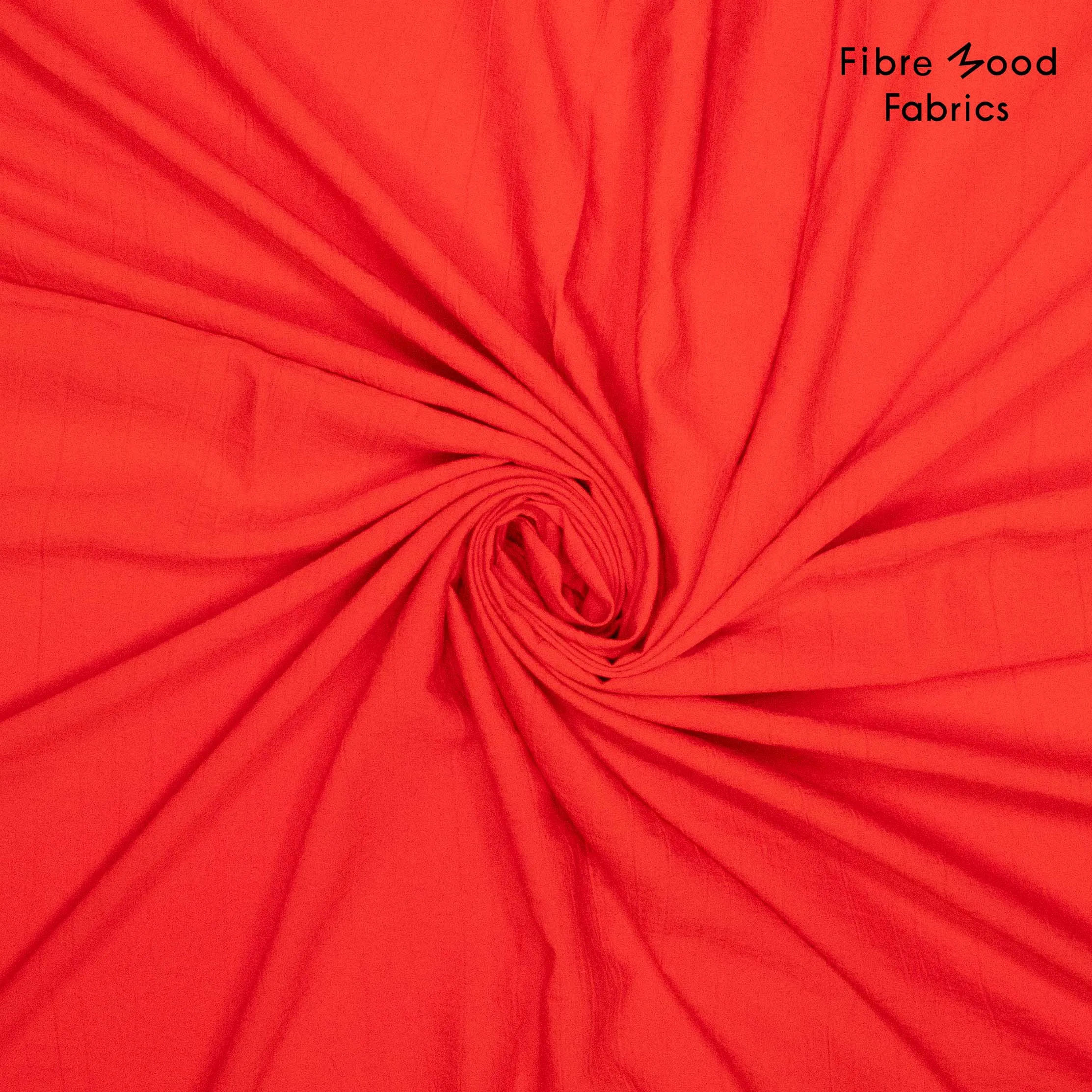 Viscose crinkle zomerrood - Fibre Mood