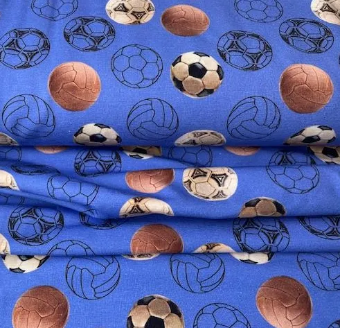 Tricot blauw met ballen - Stenzo