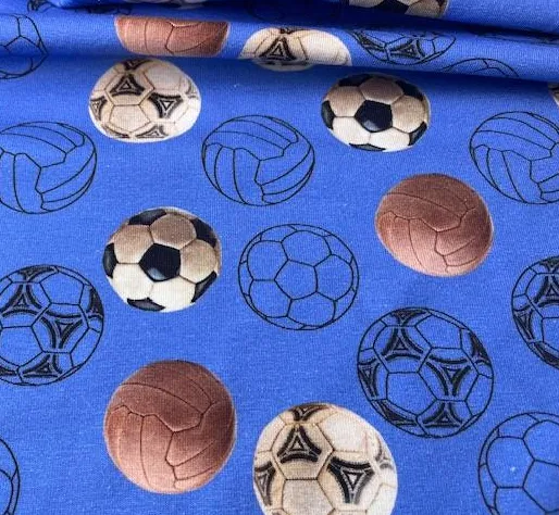 Tricot blauw met ballen - Stenzo