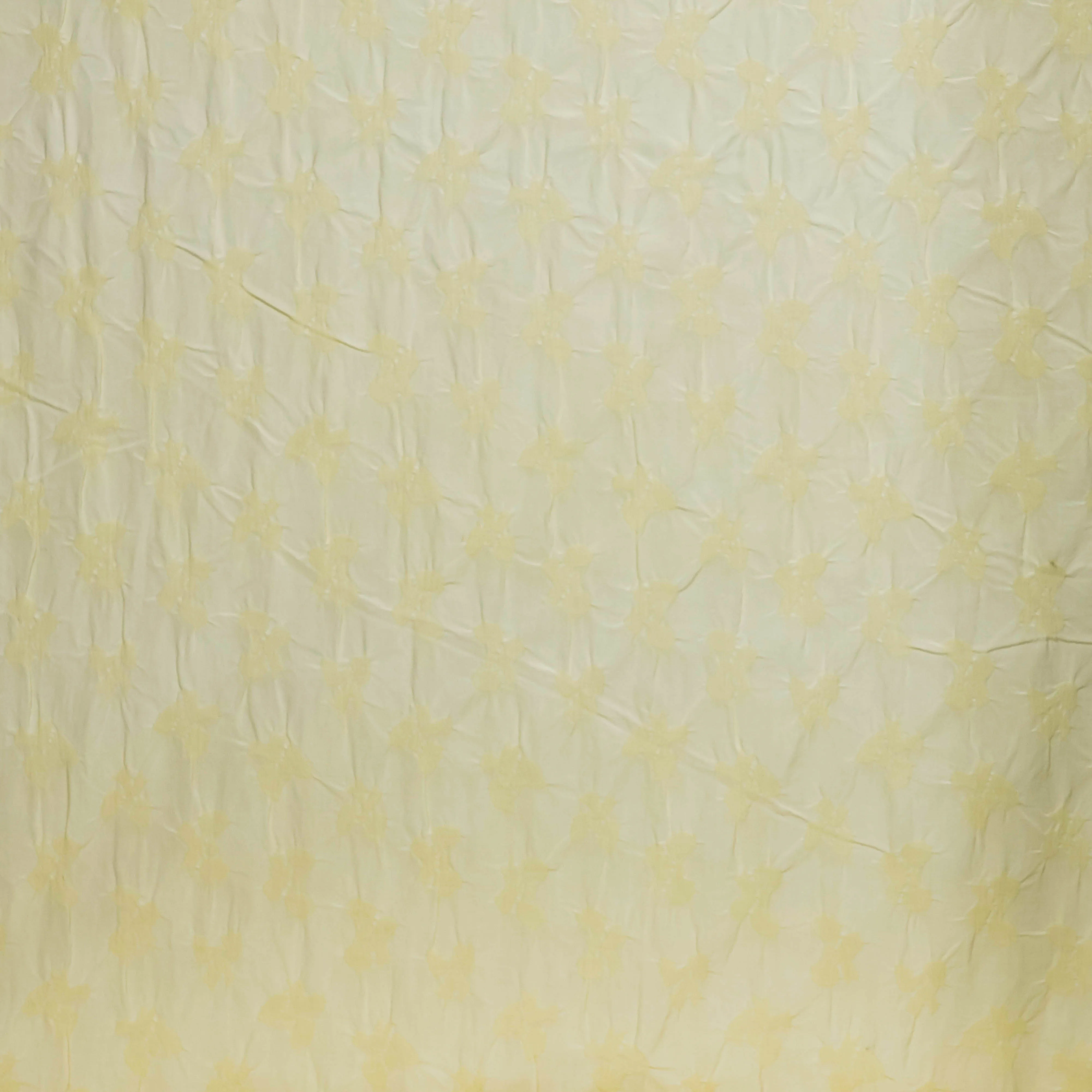 Jacquard zacht geel