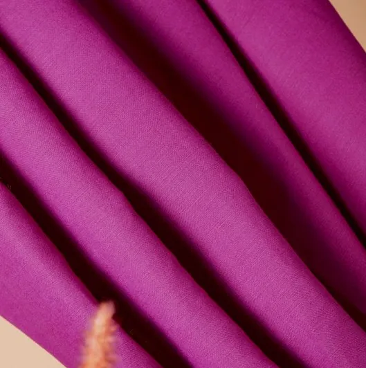 Linnen viscose roodviolet