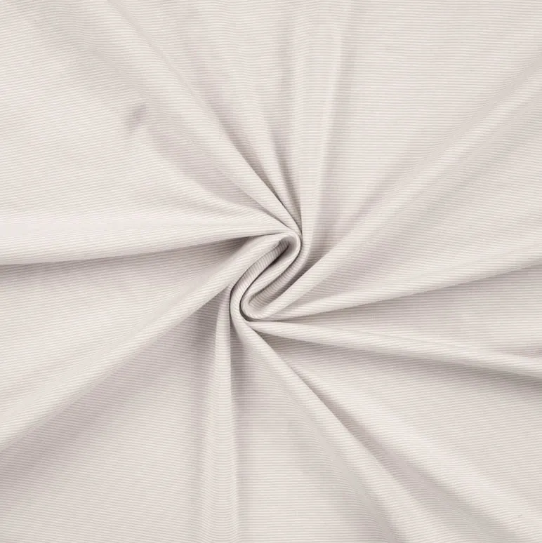 Tricot gestreept zandkleurig - Qjutie & the Qjutest