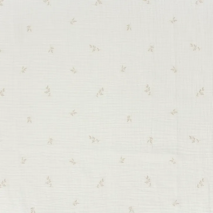 Tetra wit met blaadjes  - Be Trendy - B*Trendy