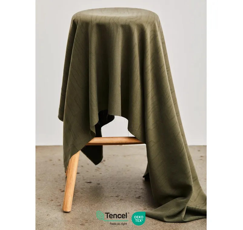 Jacquard kakigroen kleur 'khaki' - Meet Milk