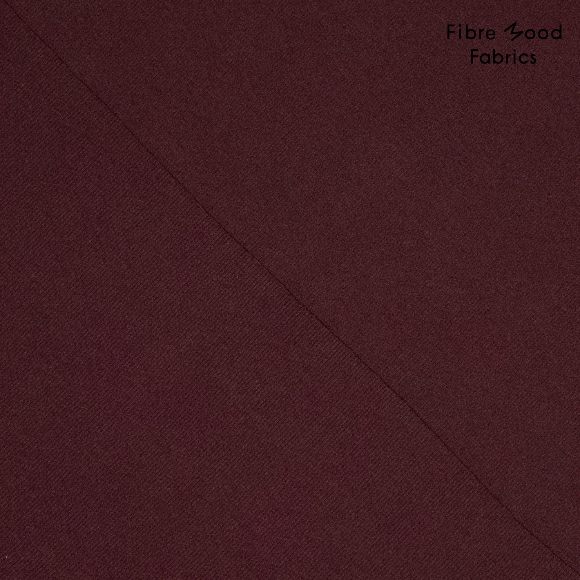 Boordstof rib donkerbruin - Fibre Mood