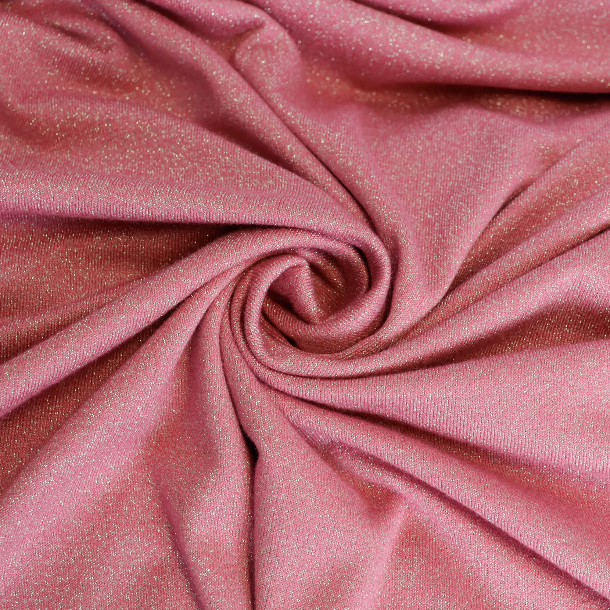 Glitter tricot roze