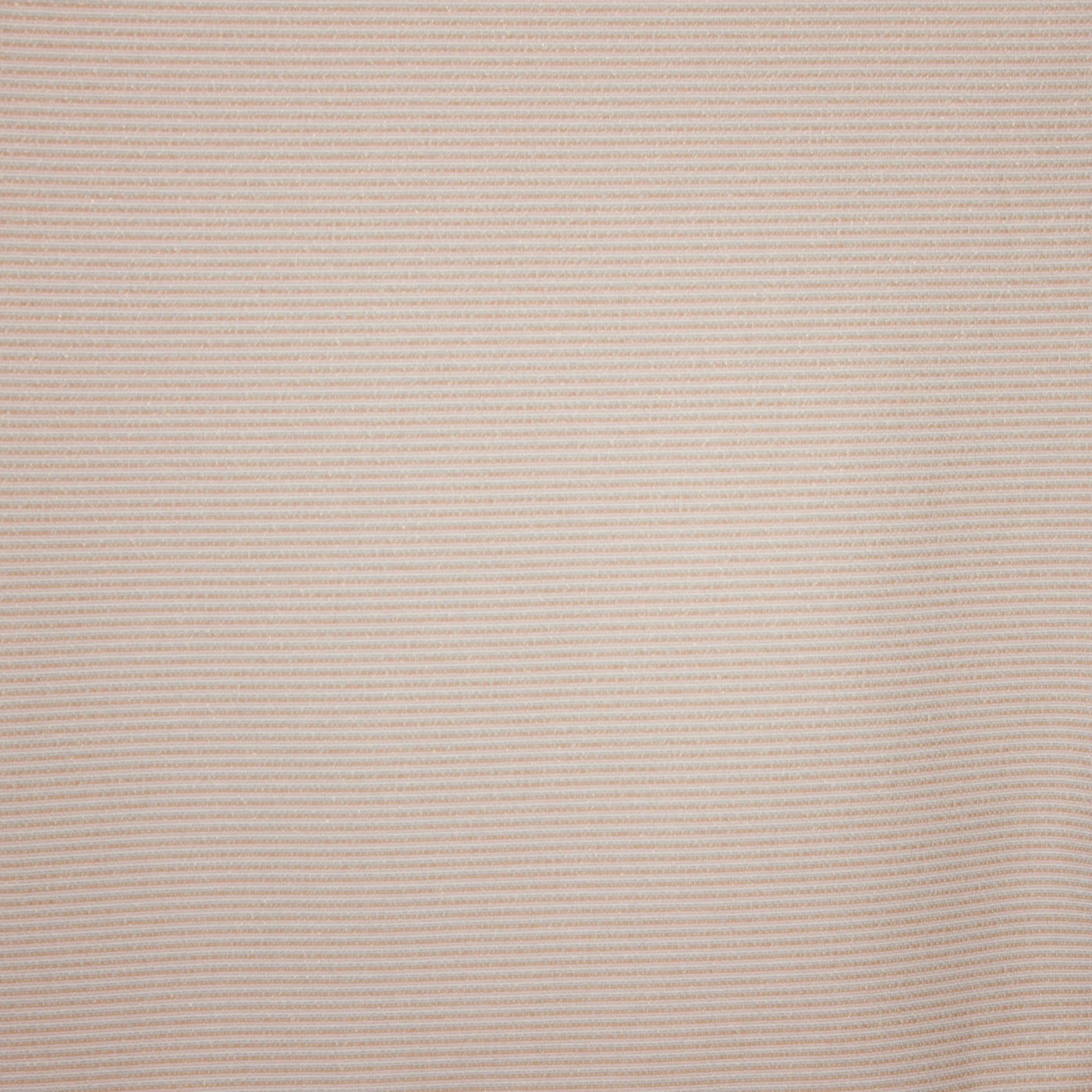 Chanelstof gestreept, beige / zalmroze / wit