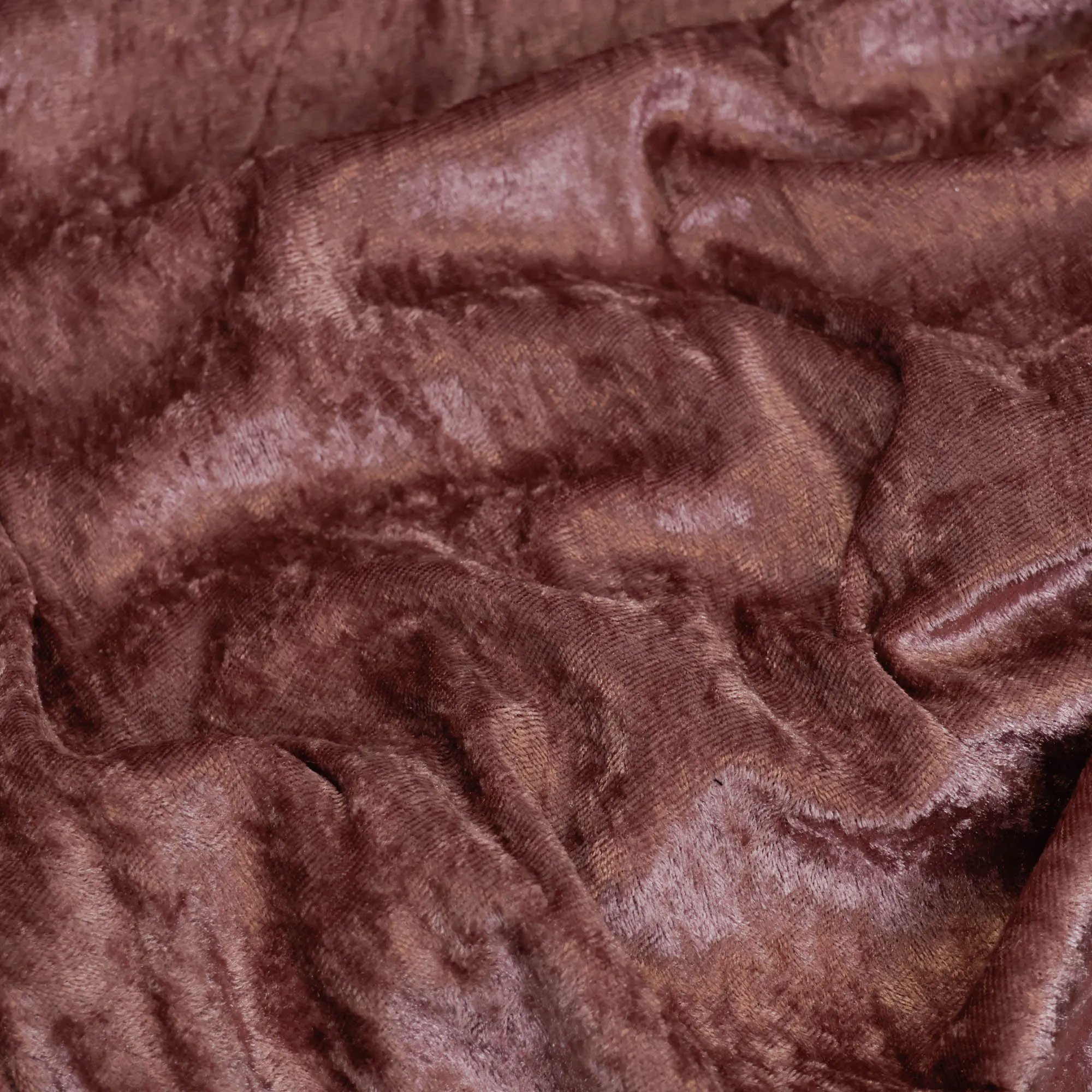 Panvelours uni oudroze