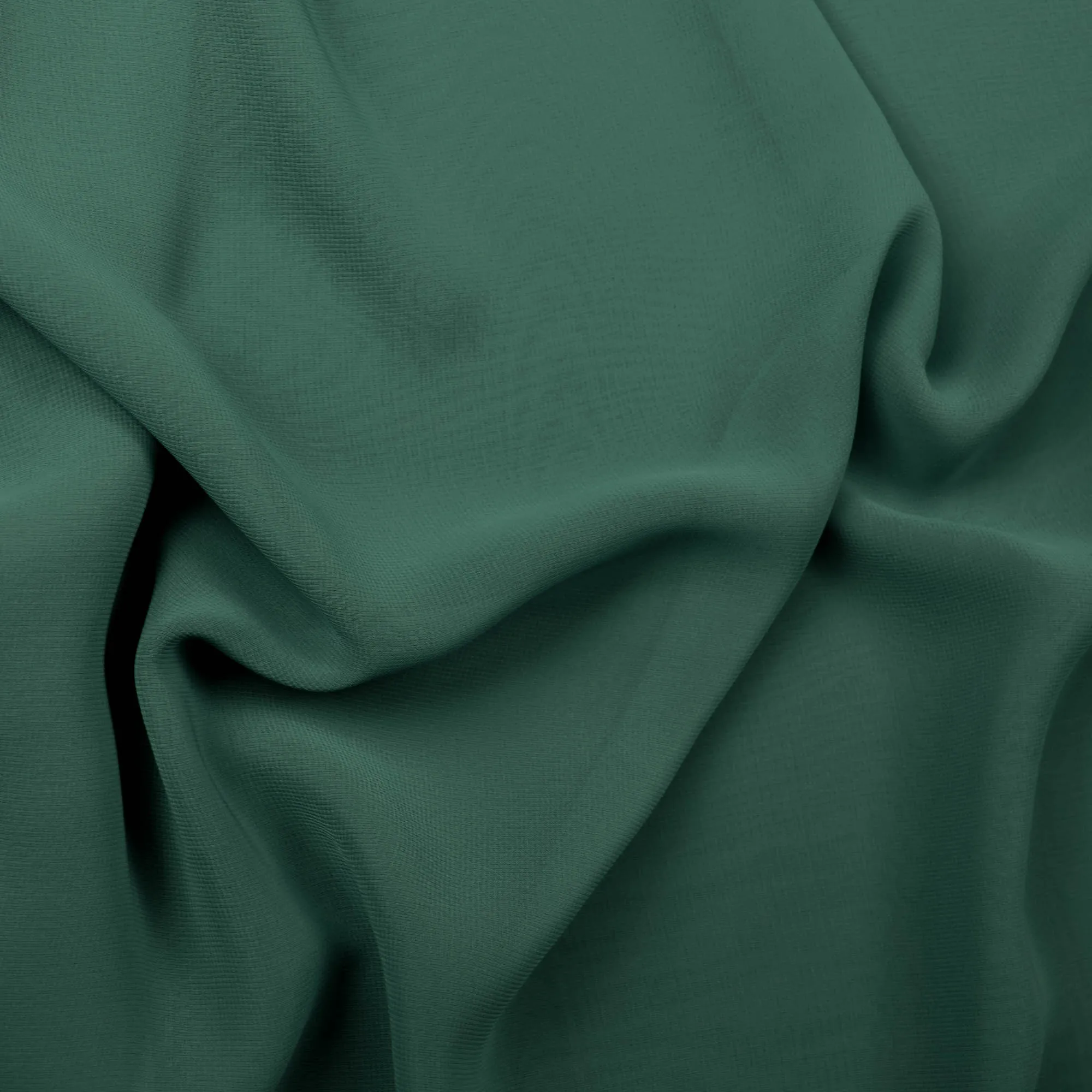 Voile effen turquoise - Lorré