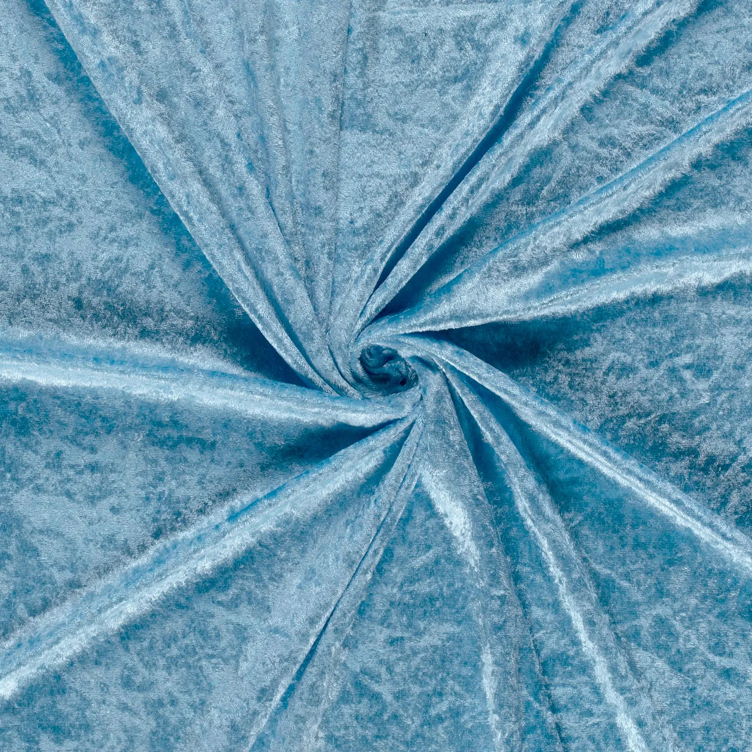 Panvelours uni babyblauw