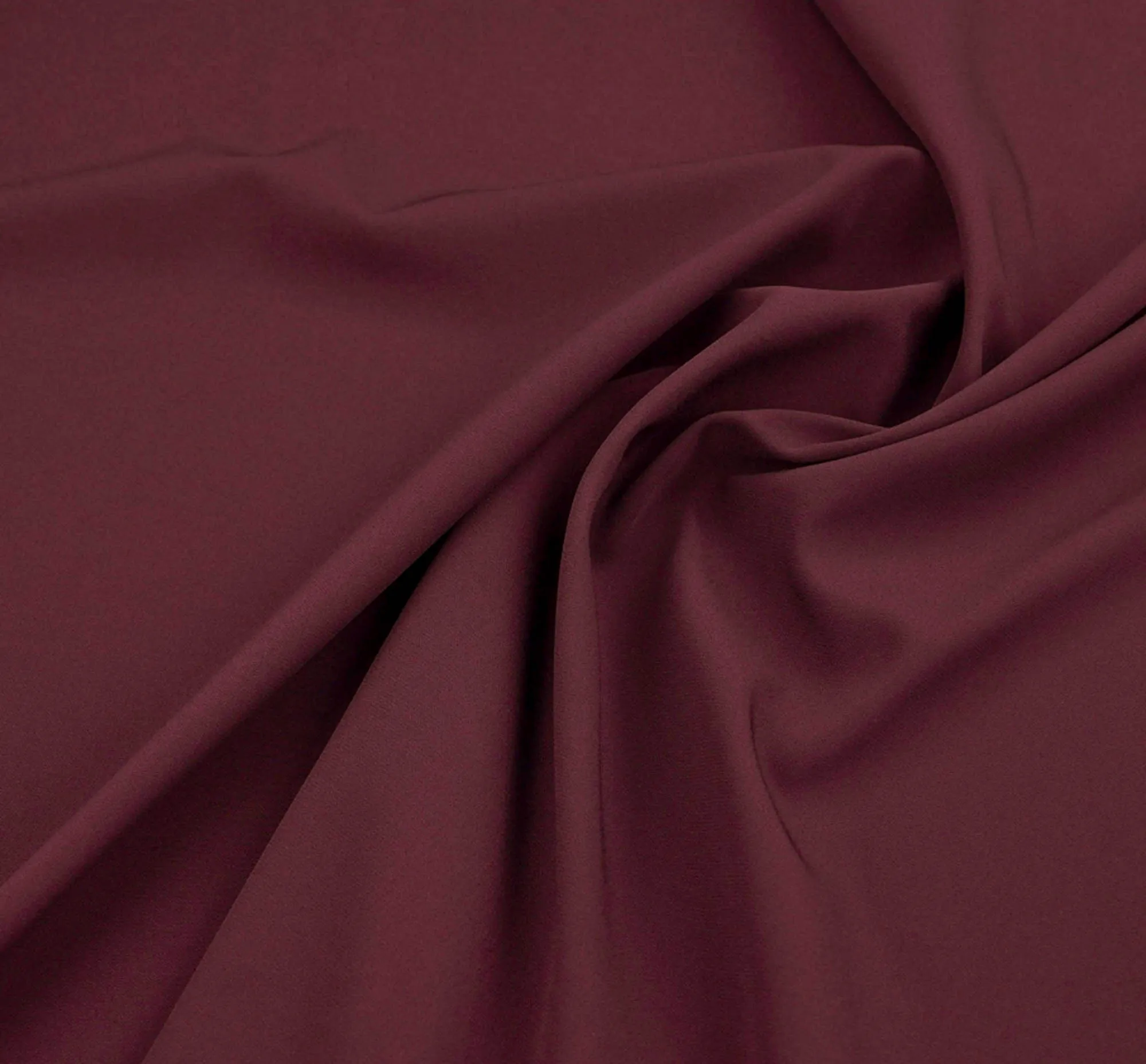 Crêpe stretch licht aubergine - Lorré