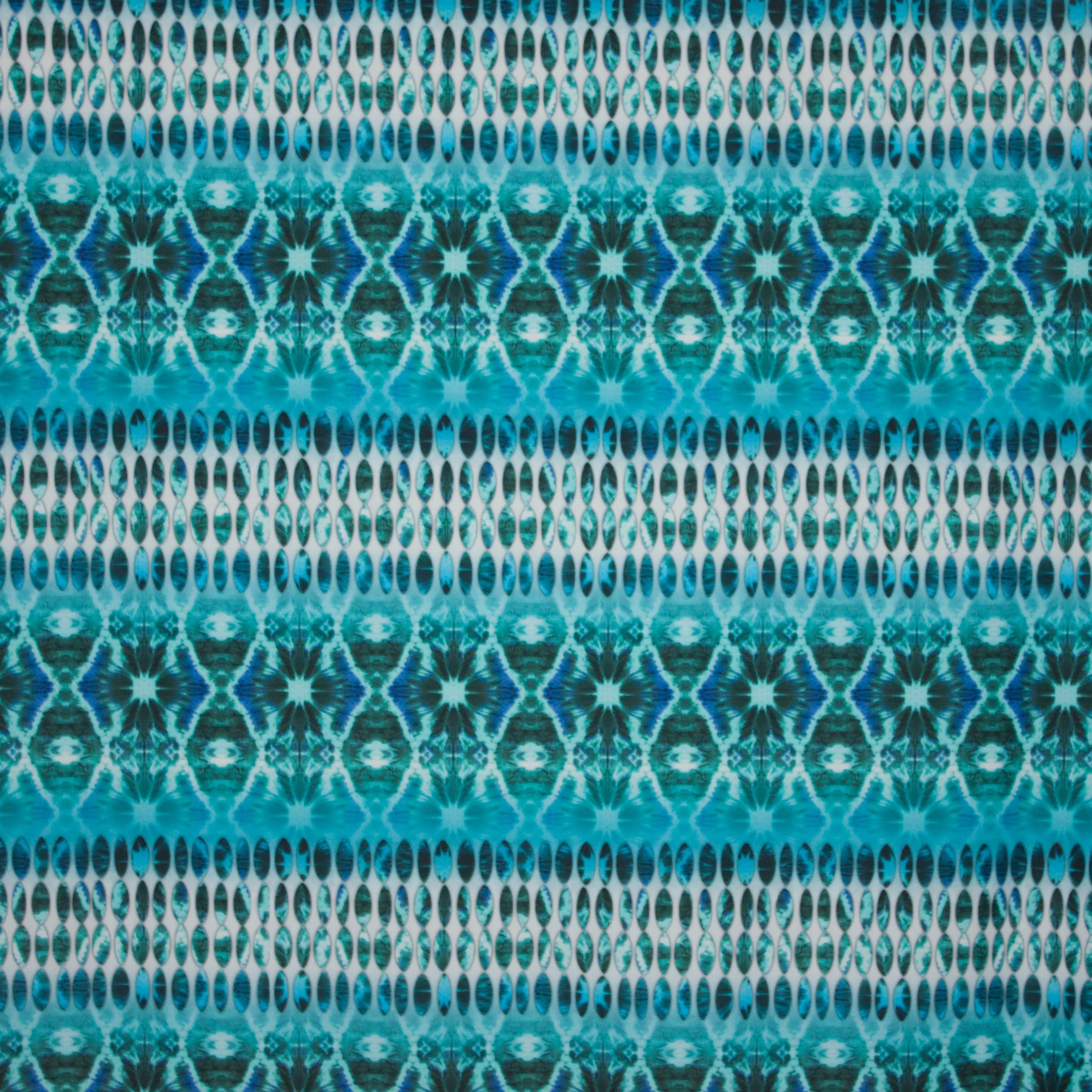 Badpakstof abstract oceaanmotief