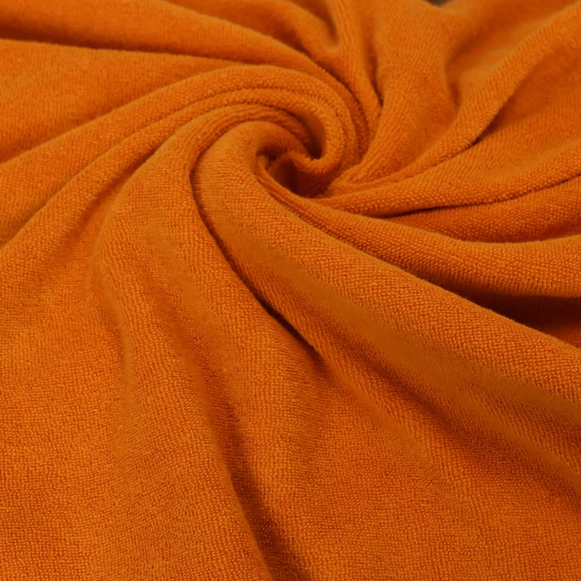 Badstof effen oranje - See you at six