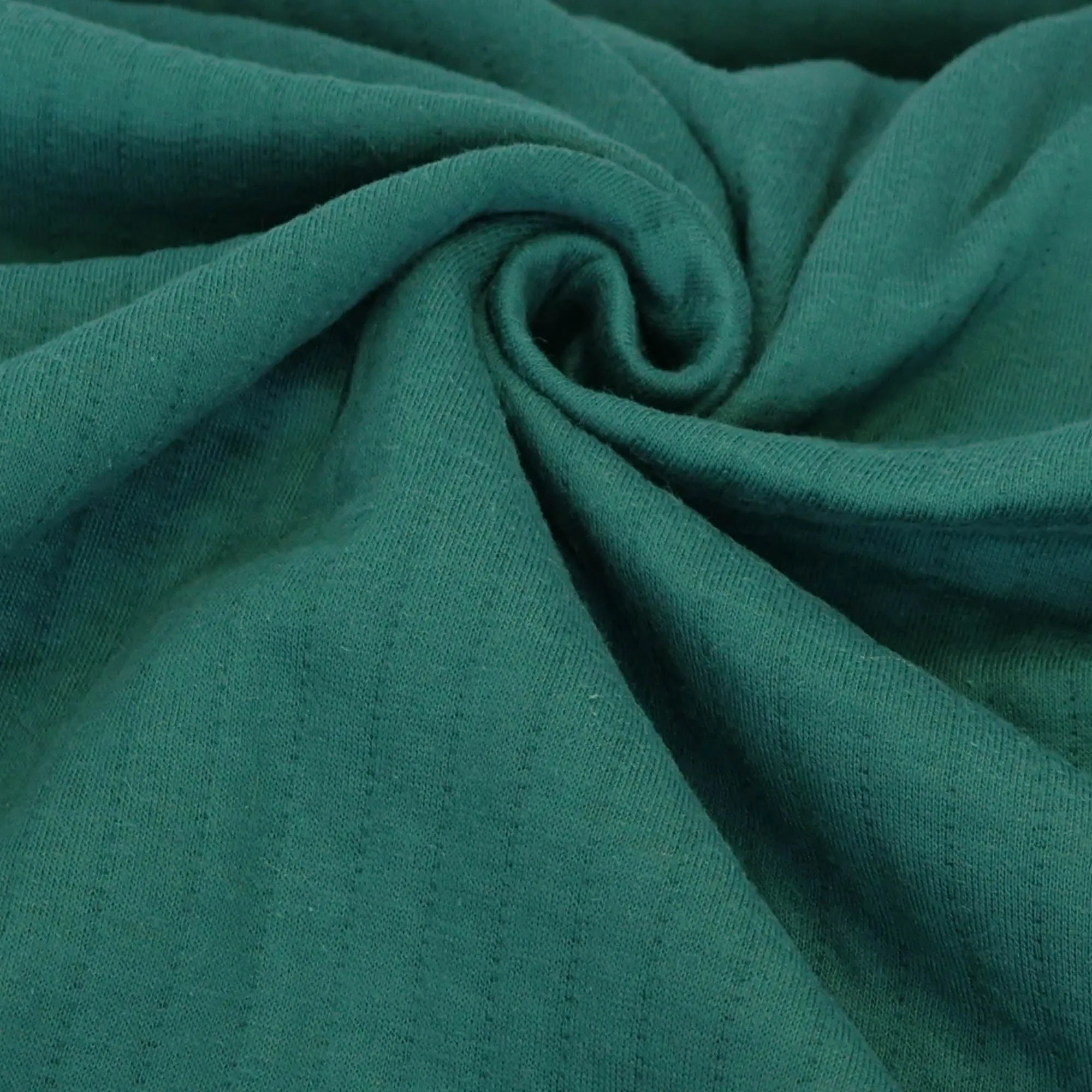 Mattelassé tricot effen groenblauw - See you at six