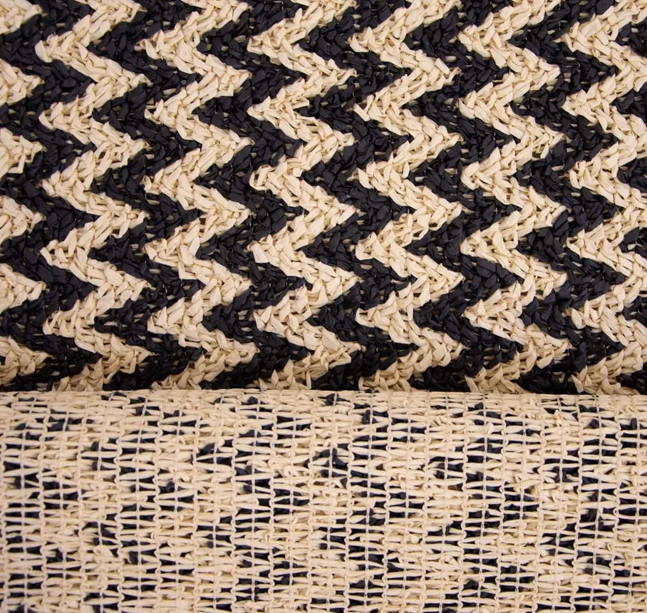 Gebreide stof van raffiapapier - Katia Fabrics