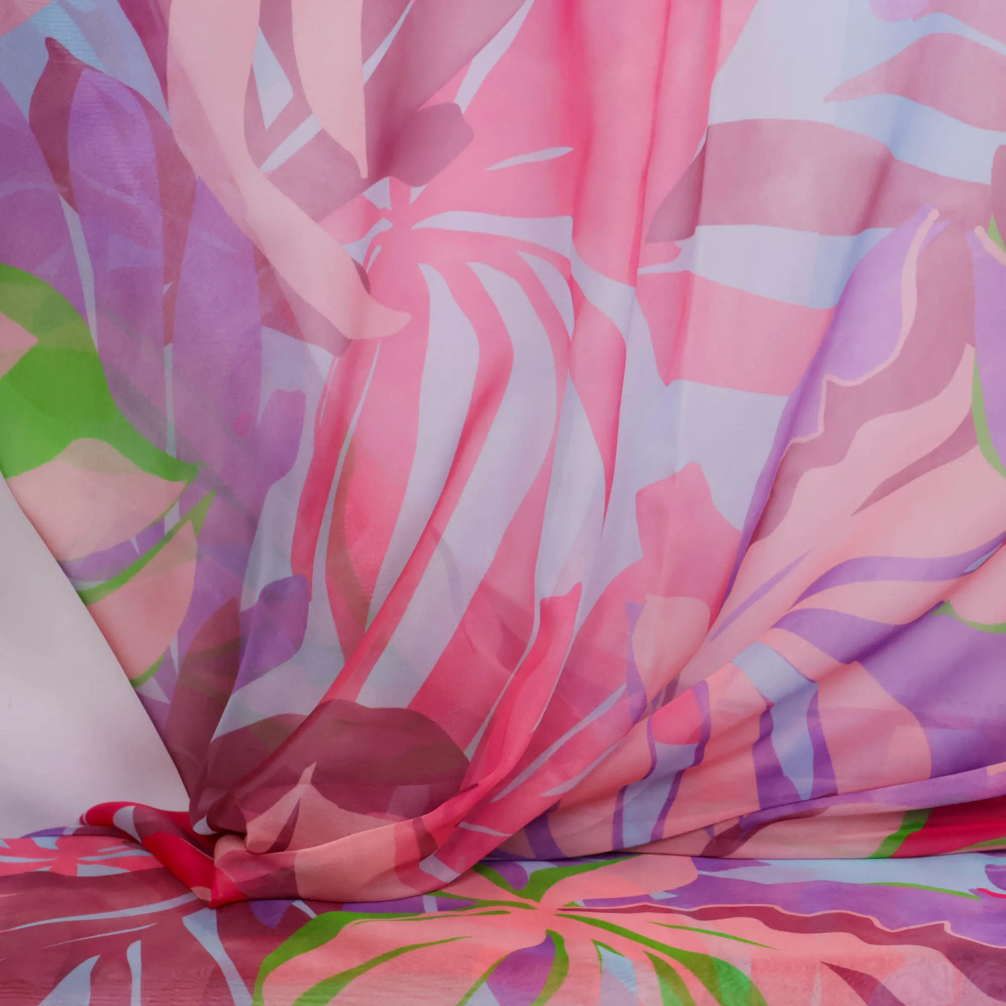 Chiffon felgekleurde bladeren - Lorré