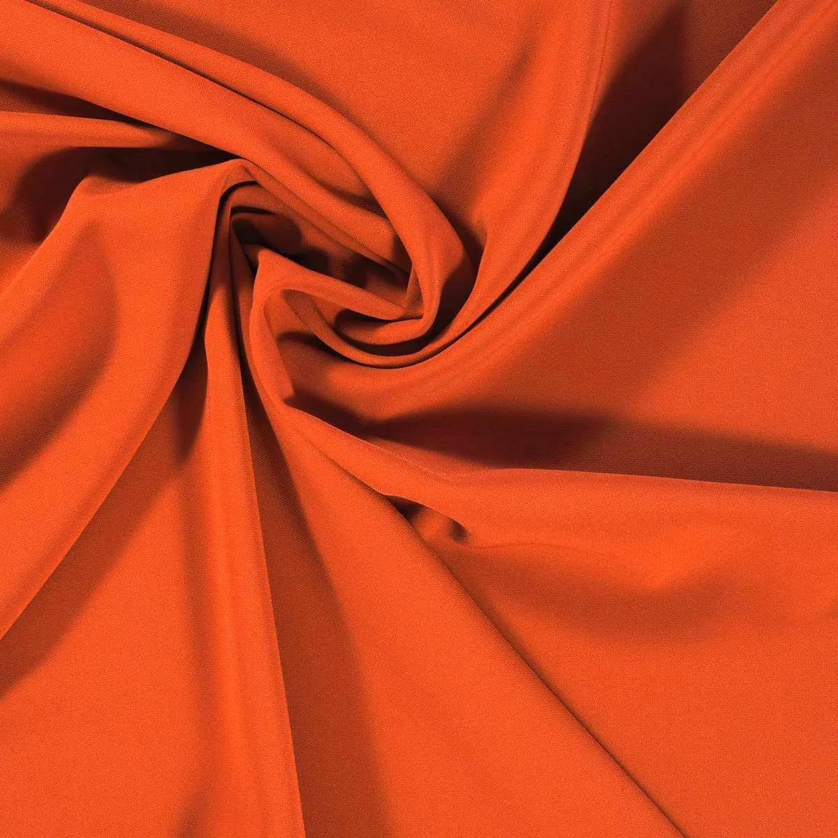 Stretch crêpe terracotta - Lorré
