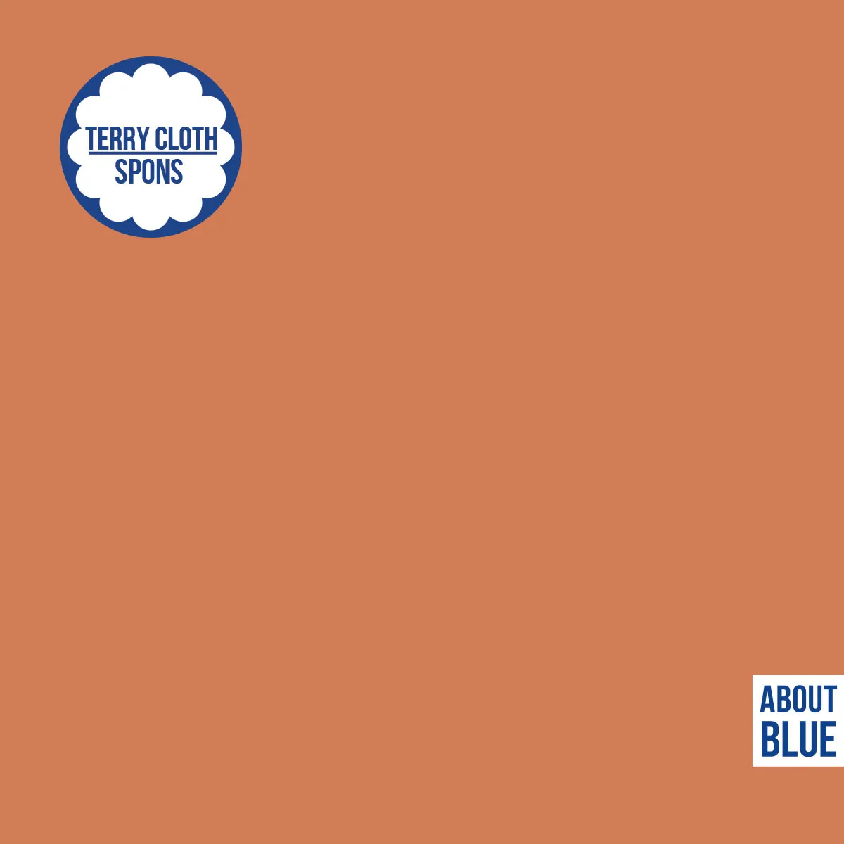 Spons badstof rood - About blue fabrics