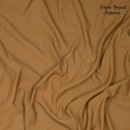 Twill viscose nylon bruin - Fibre Mood