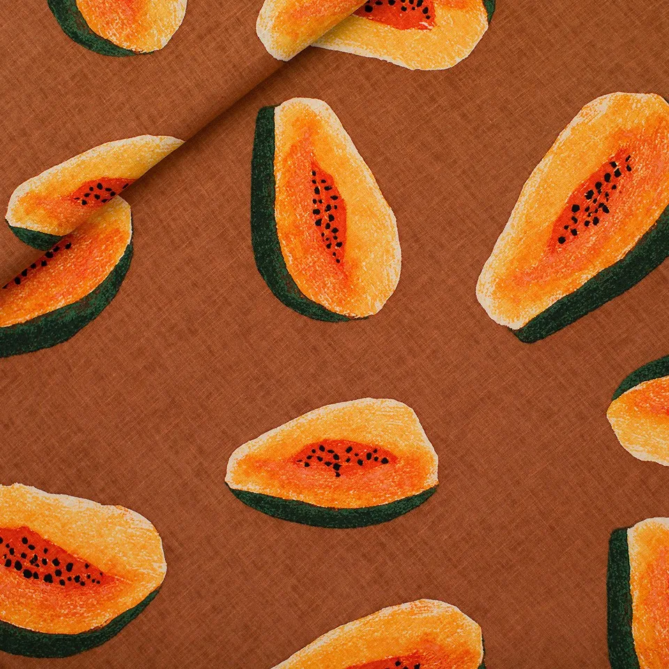 Linnenviscose Papayas - See you at six