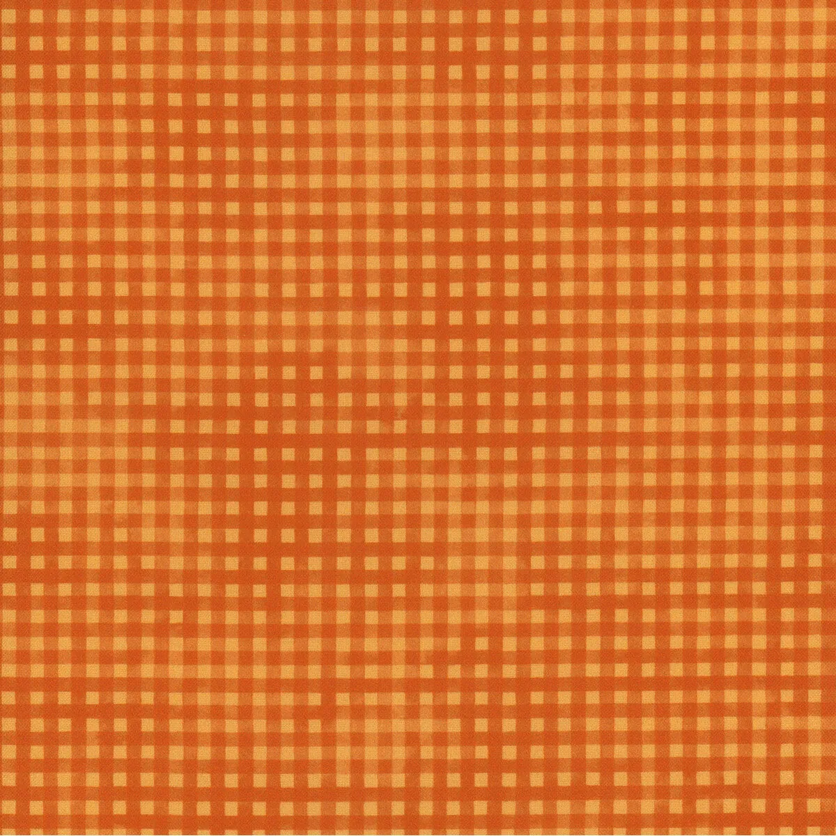 Baumwolle orange Karos