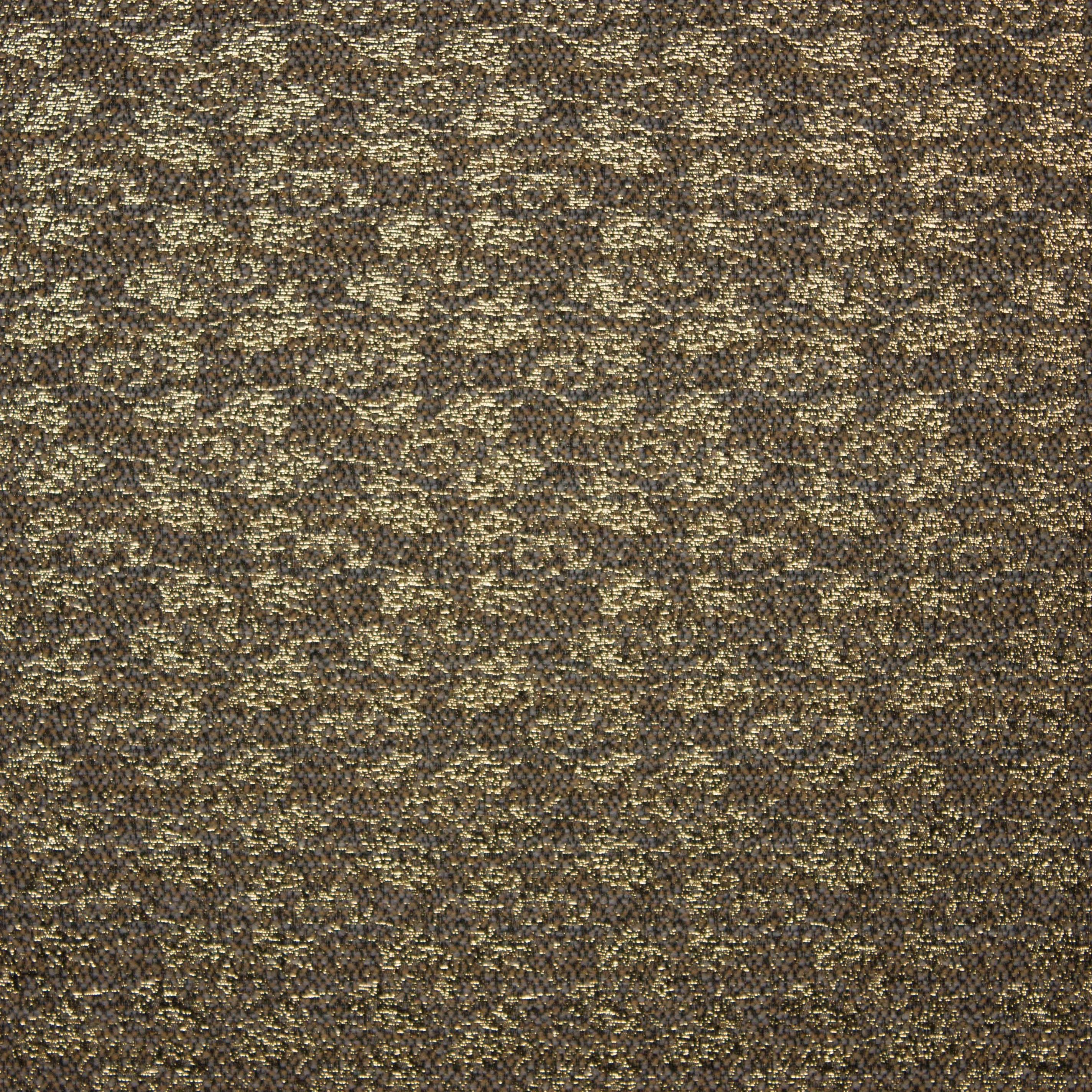 Jaquard in beige met gouden glitters
