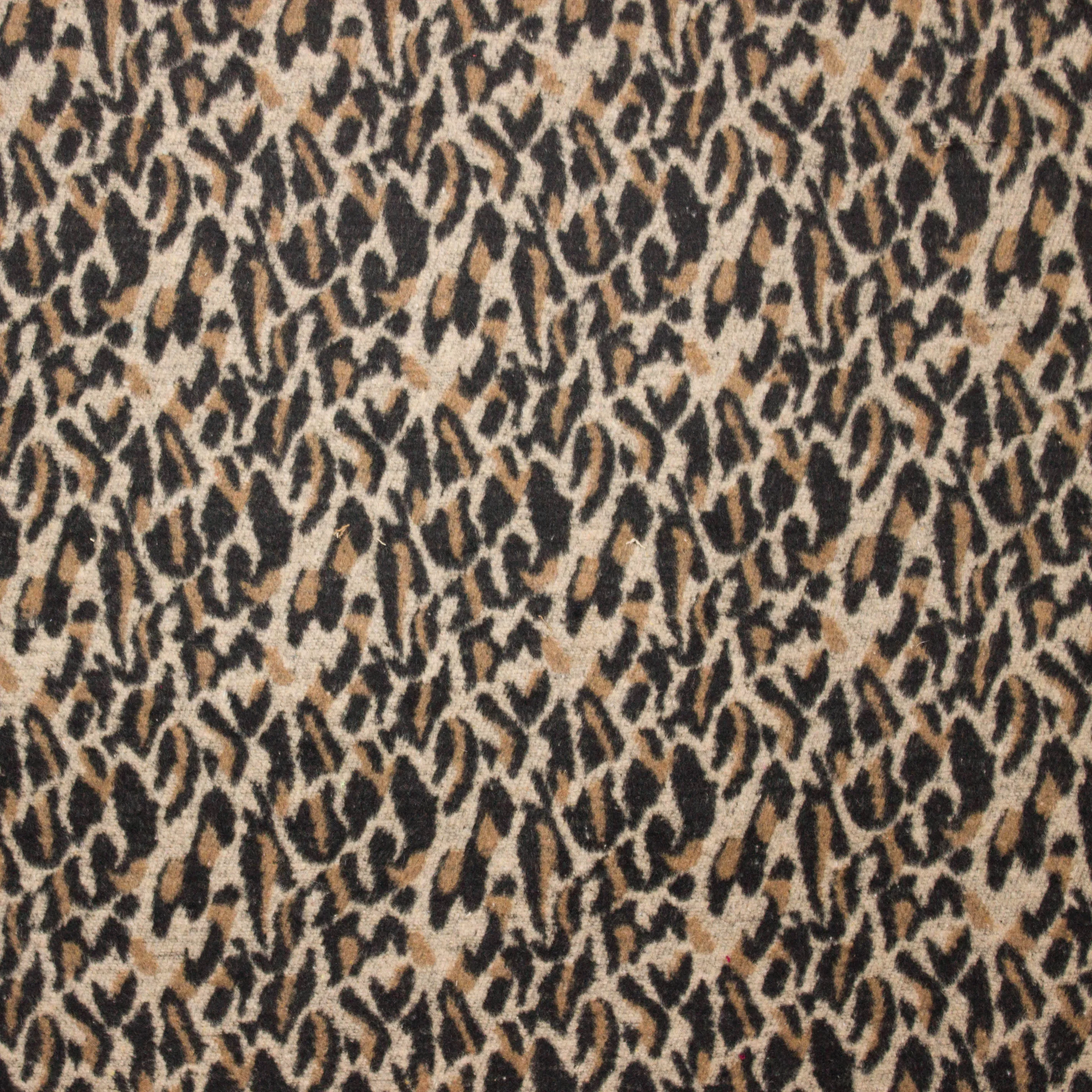 Polyester wolmengeling met luipaardvlekken - Fibre Mood