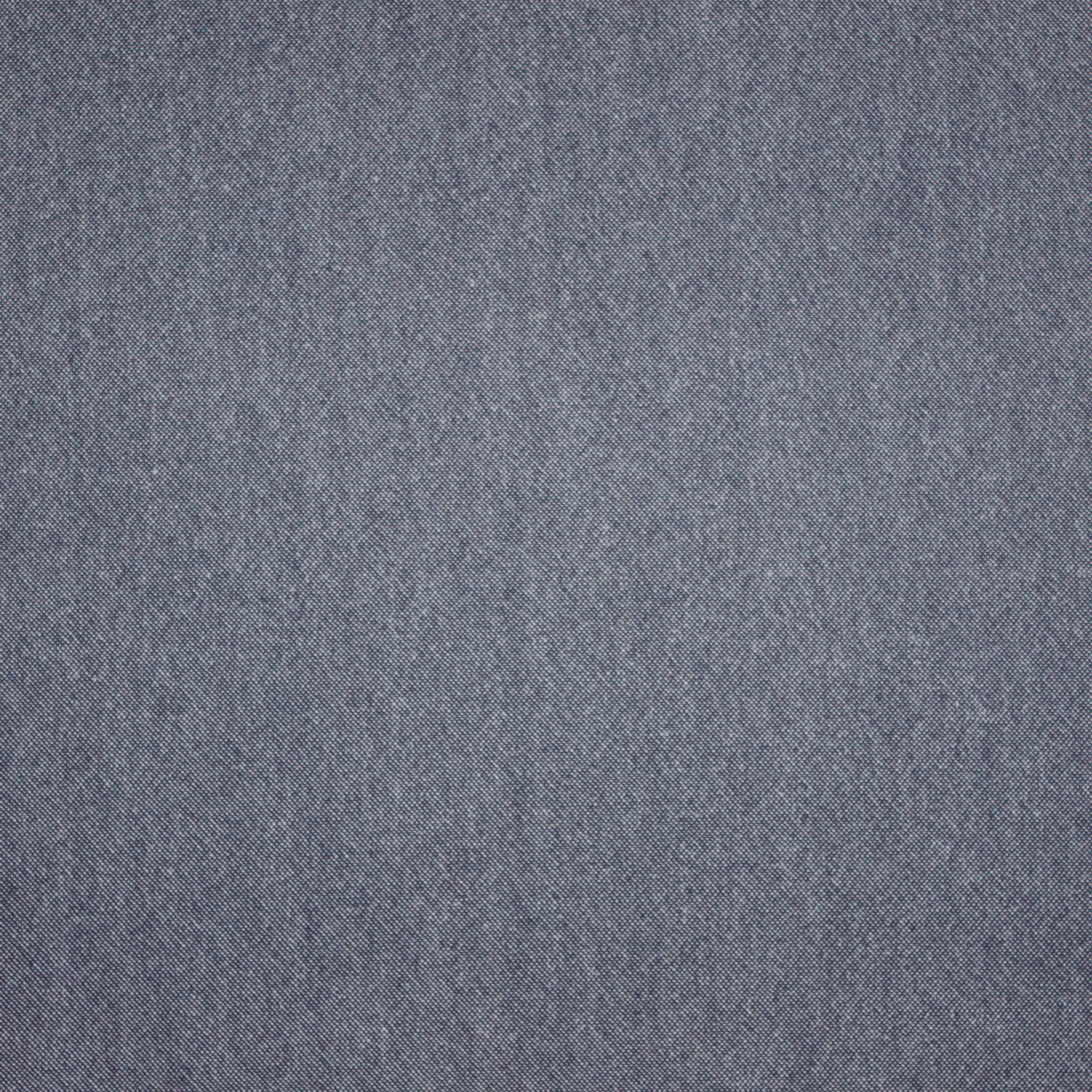 Jeanslook wol tweed blauw - polyamide mengeling