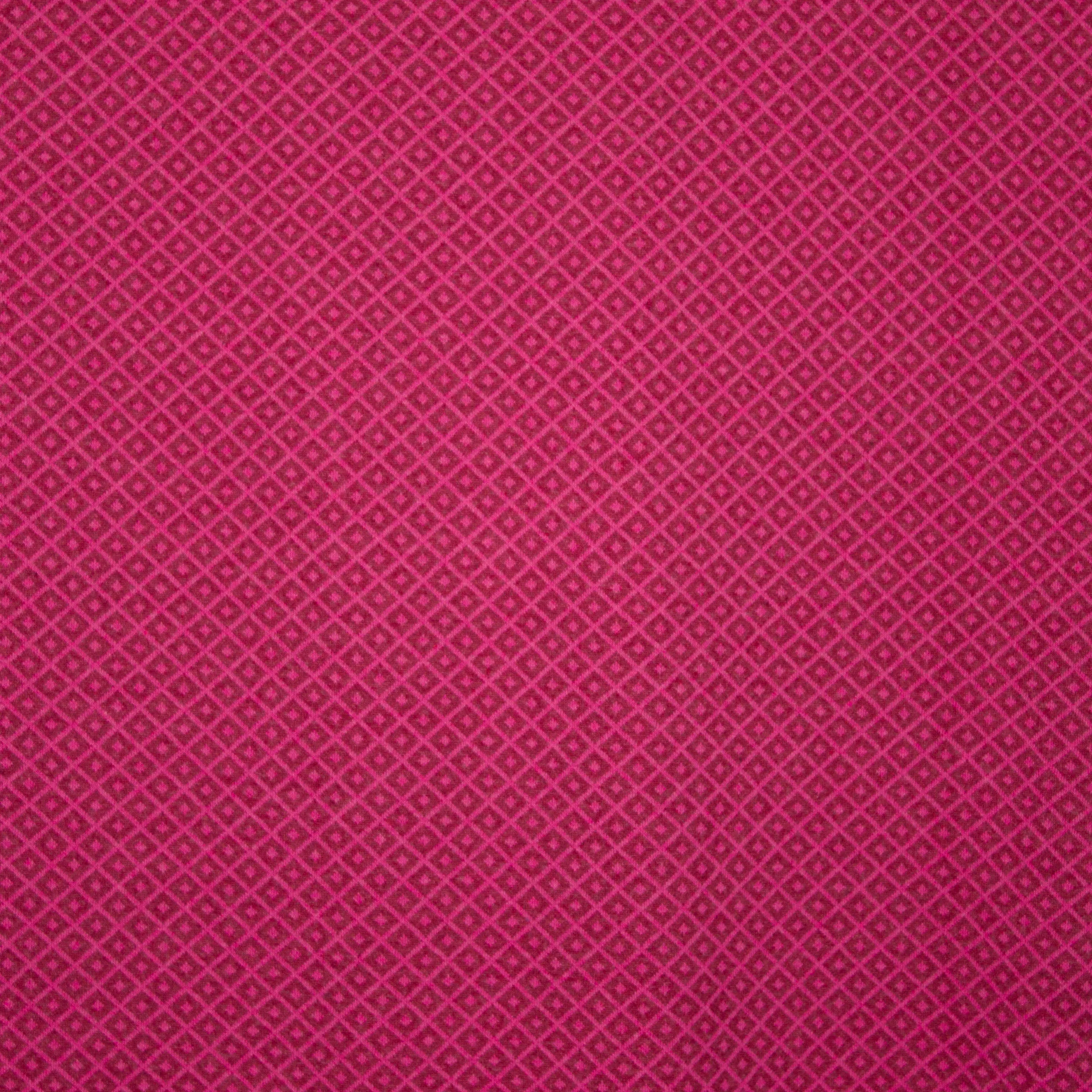 Roze / bordeaux breitje met diagonale ruitjes