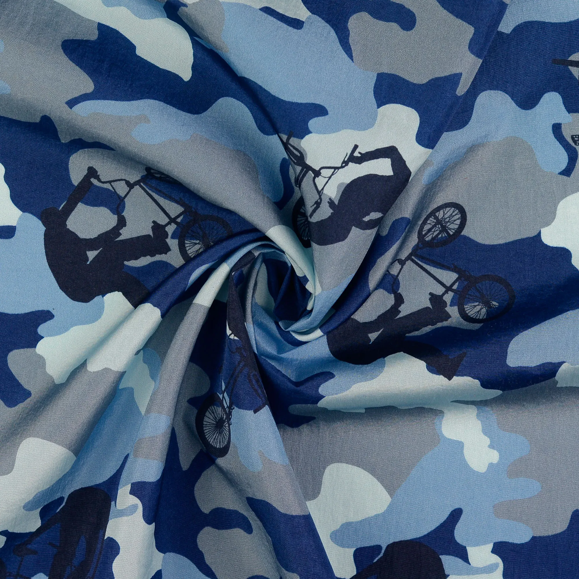 Blauwe gevlekte nylon - Little Darling