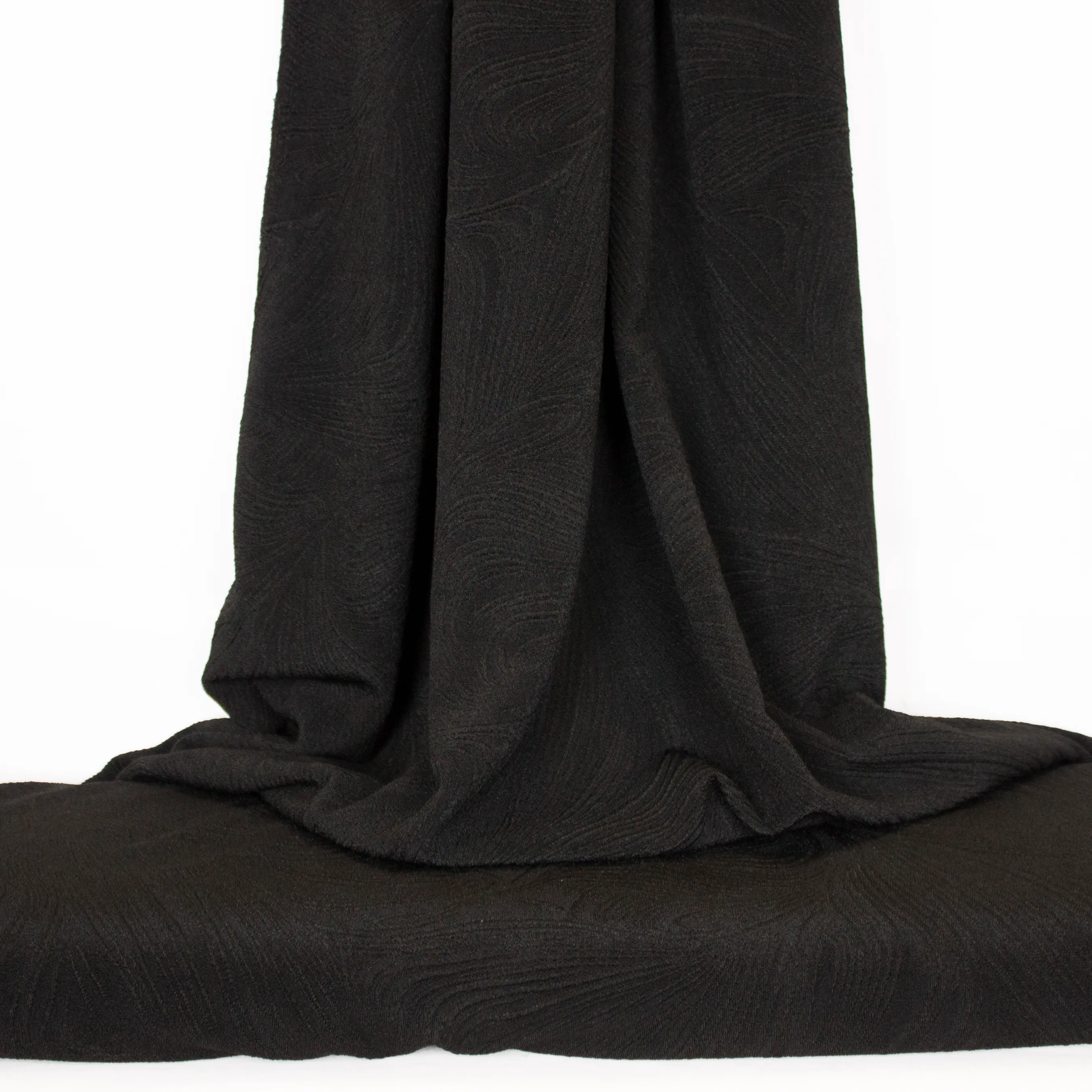 Zwarte stretch jacquard