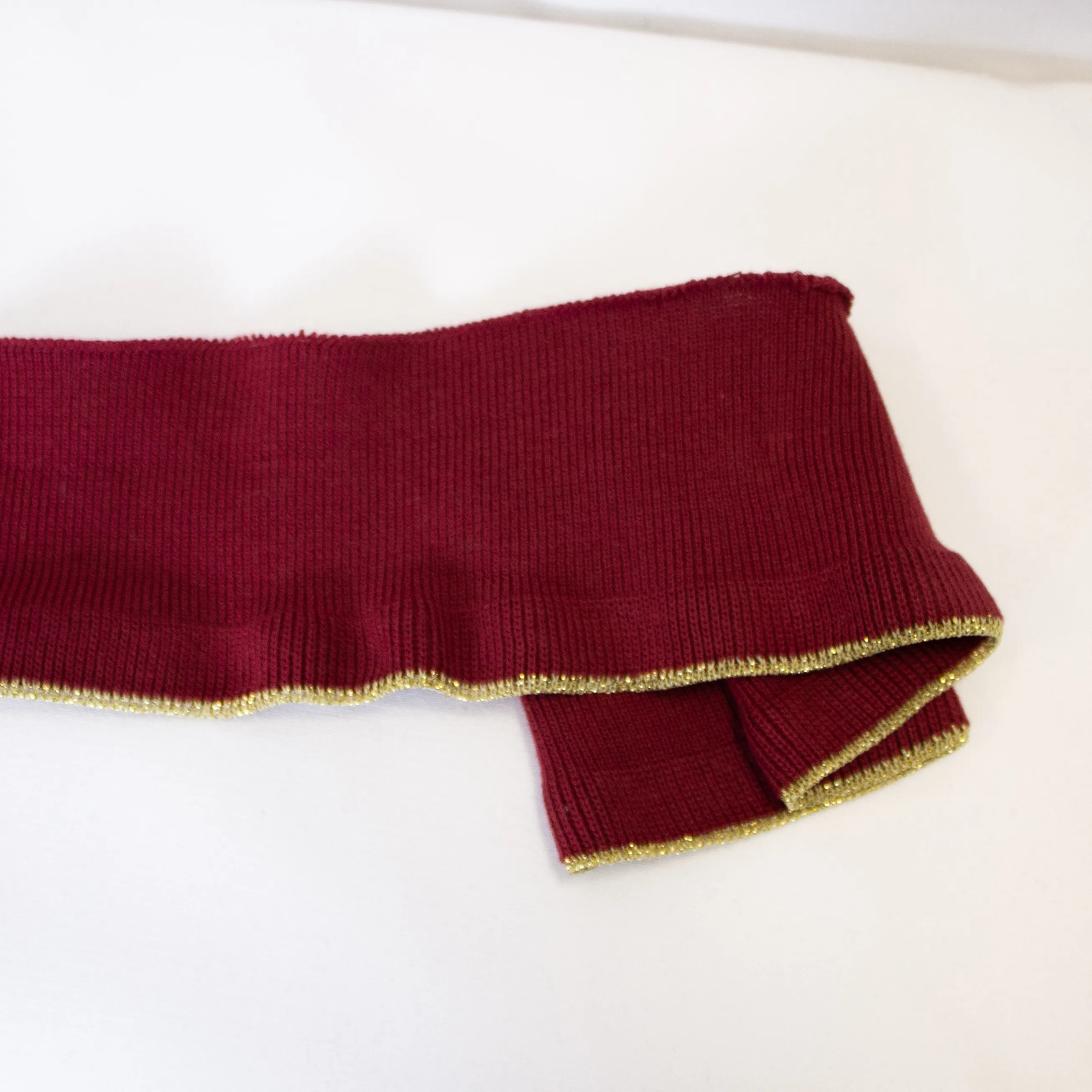 Bordeaux cuff (boordstof) - Poppy
