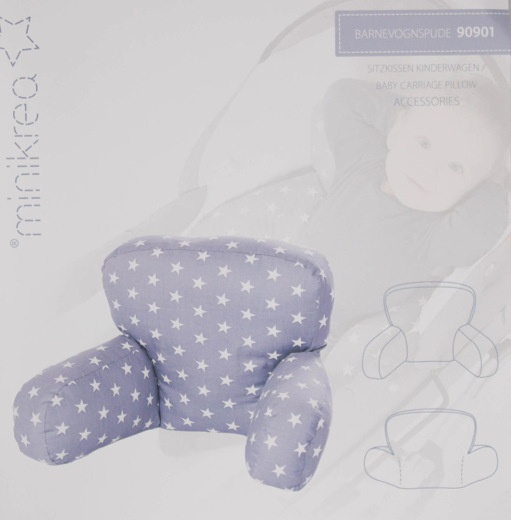 Patroon verkleinkussen voor baby