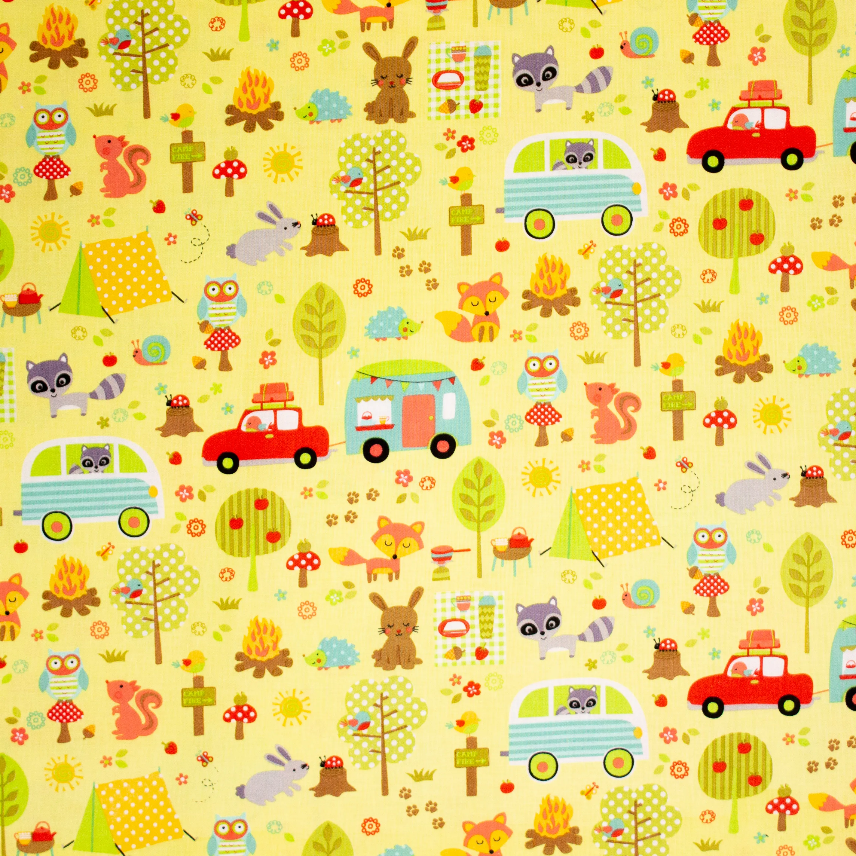 Gele Katoen Camping