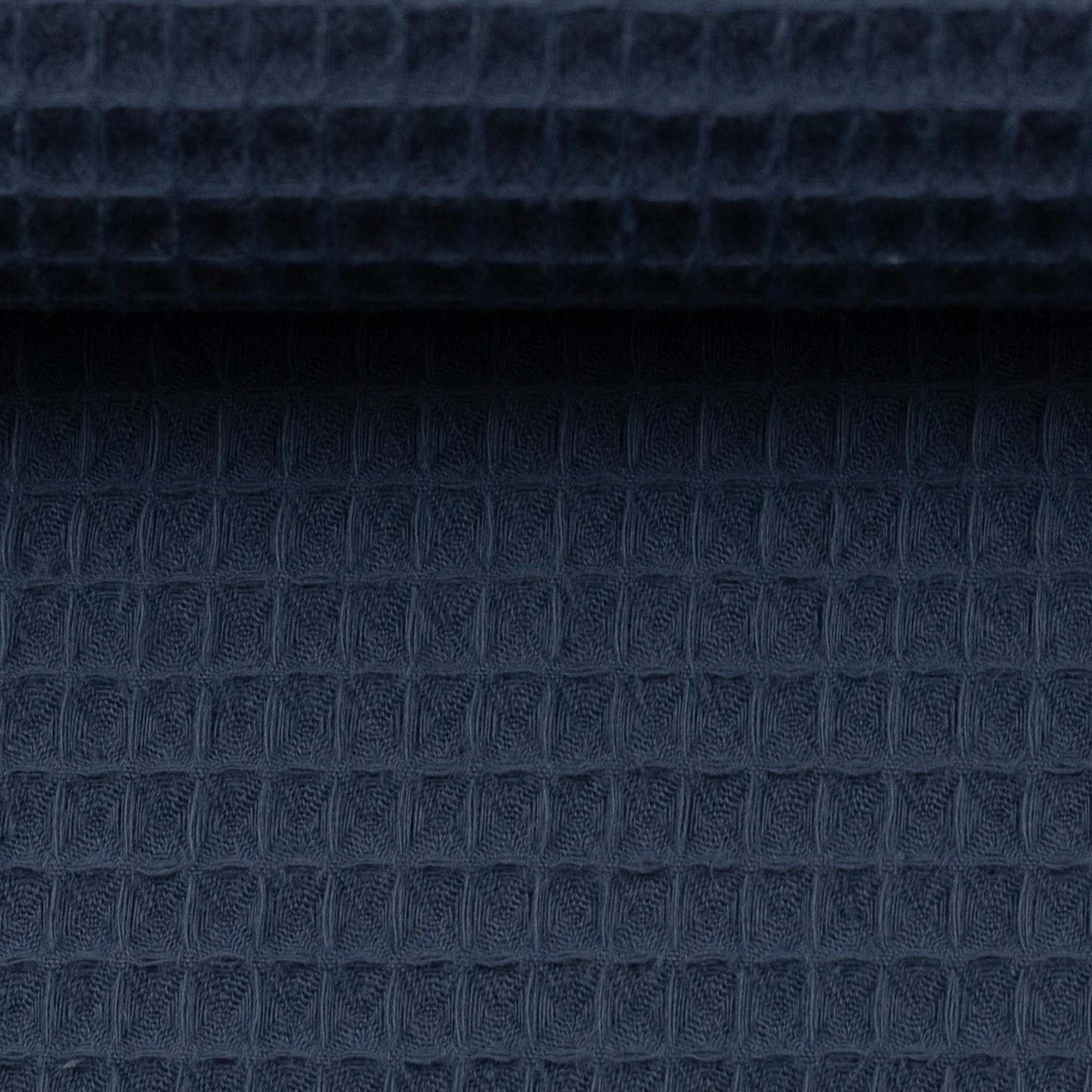 Wafelstof katoen navy 'Nelson'