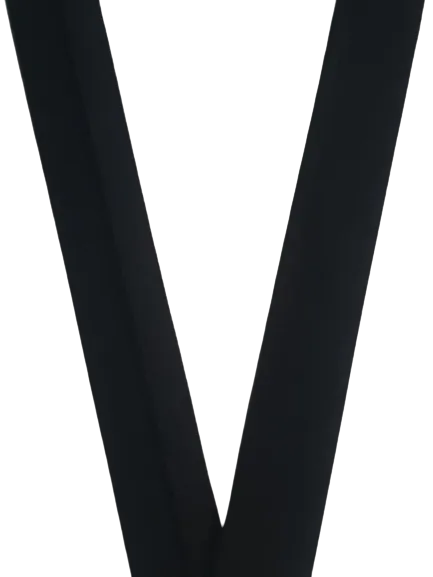 Biais - katoen 2 cm - zwart - per meter