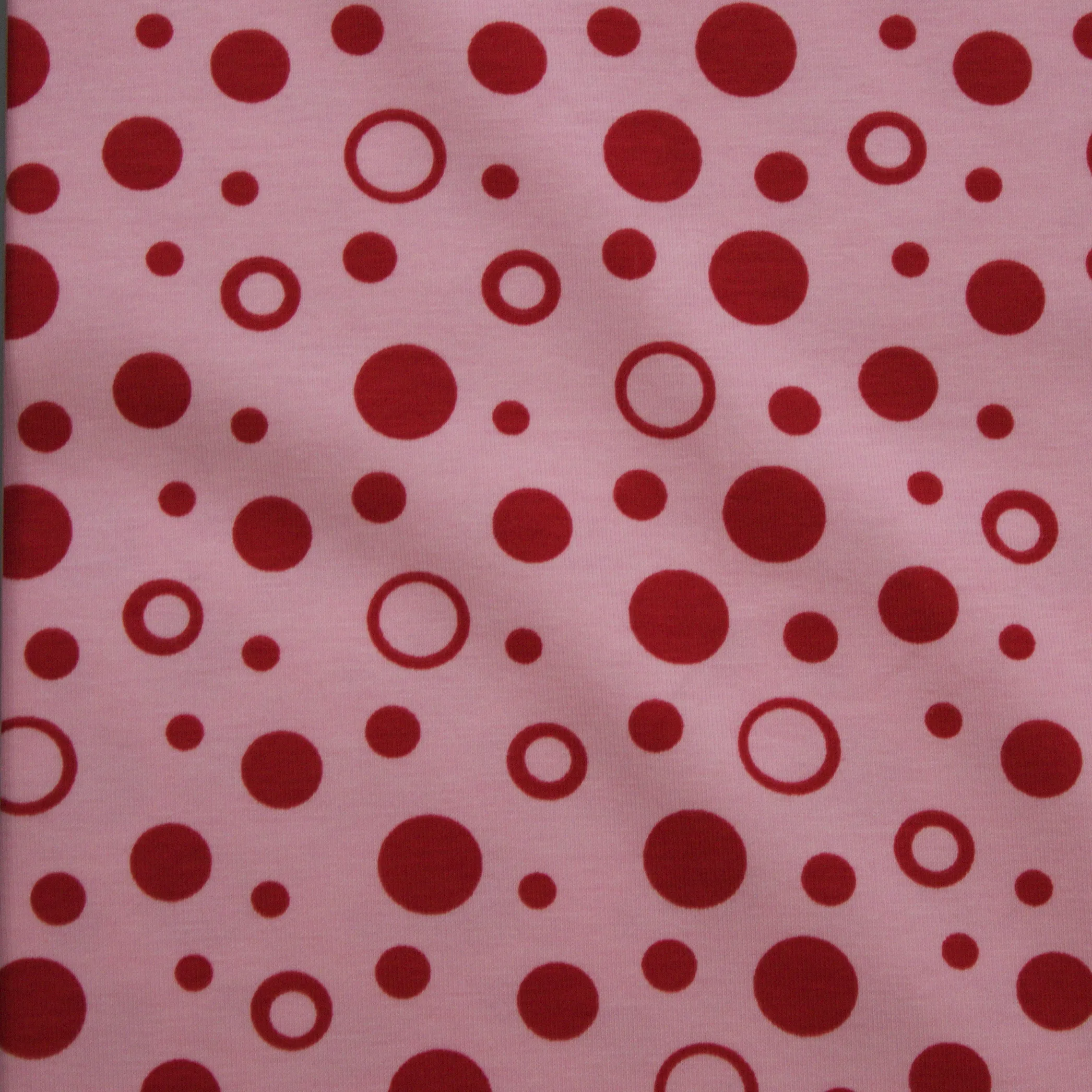 Biokatoen tricot met bolletjes